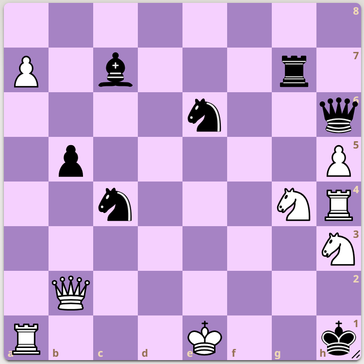 1. Мат в один ход, белые заканчивают партию