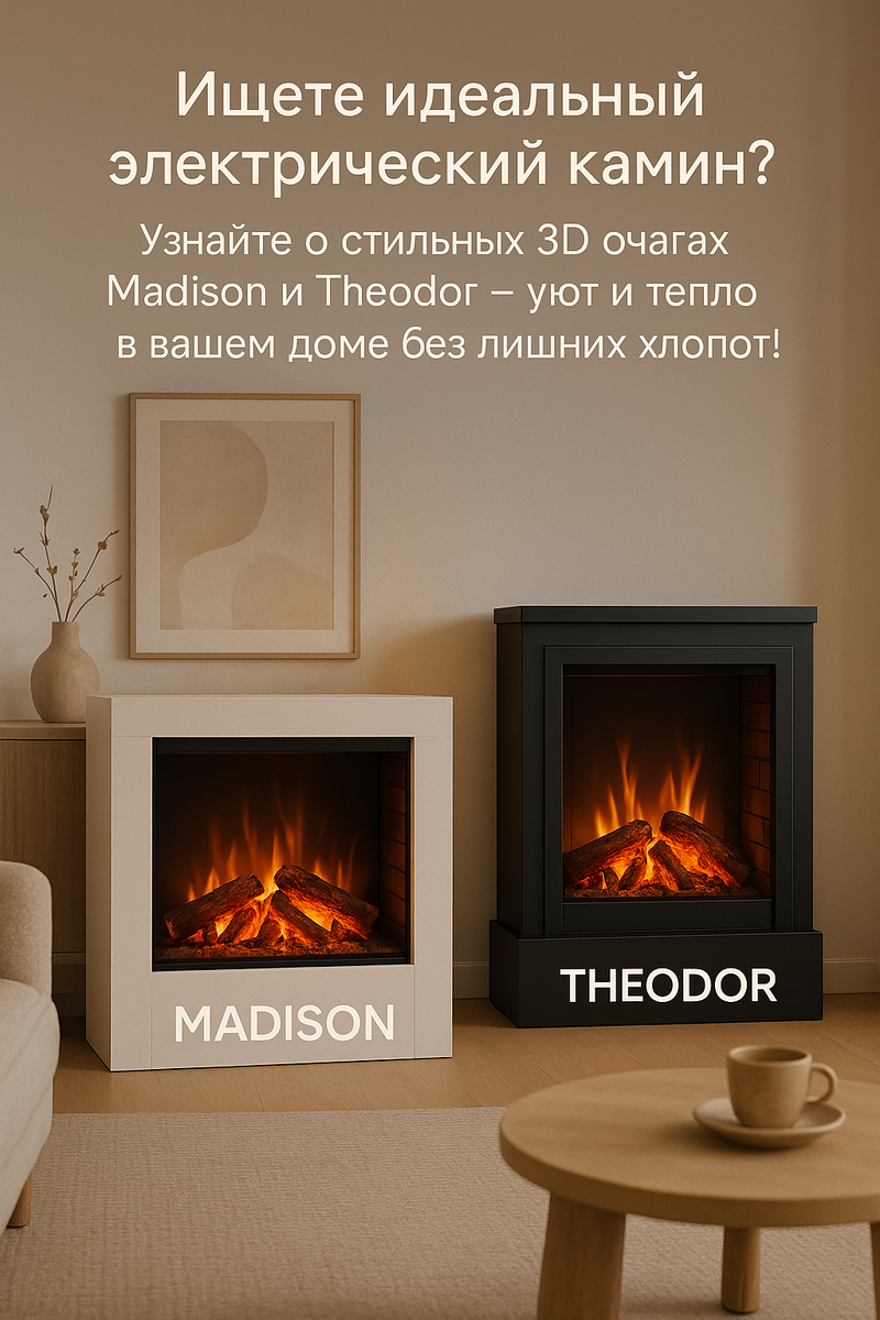   Электрические камины: 10 причин выбрать 3D очаги для уюта и стиля в вашем доме Kamin