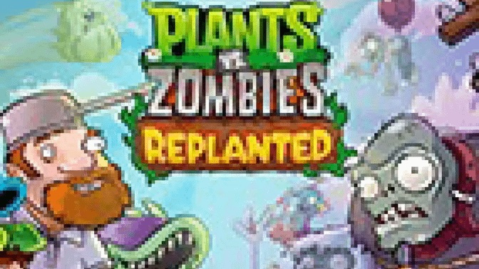  📷    Низкополигональный фрагмент обложки Plants vs. Zombies Replanted
