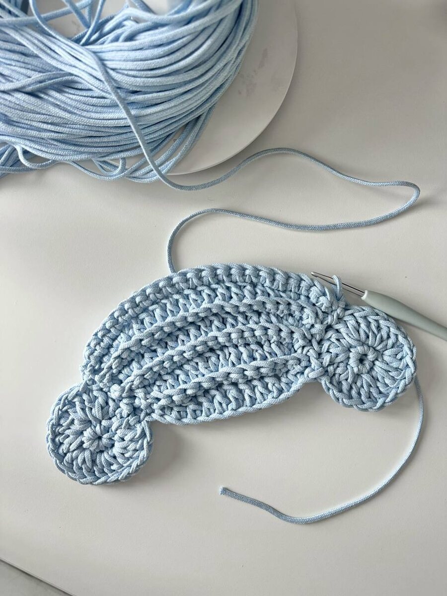 Мои пробы пера в вязании крючком сумки "Ракушки"