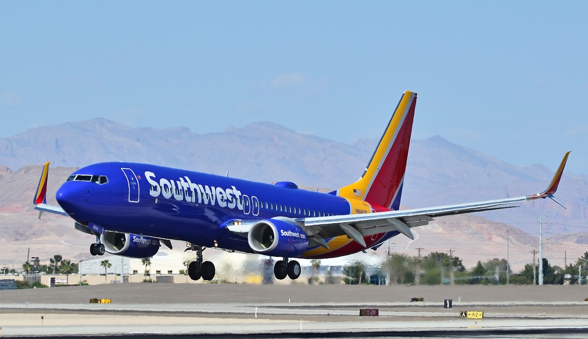    Самолёт Southwest Airlines / Источник: (cc) Tomás Del Coro
