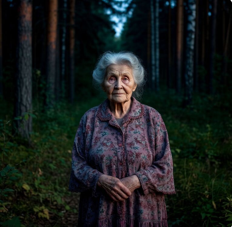 Баба Нюра по версии ИИ.