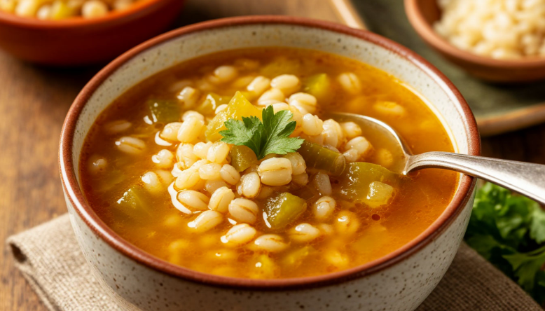 Какой обед без горячего, рассольник с перловкой по рецепту из советской столовой