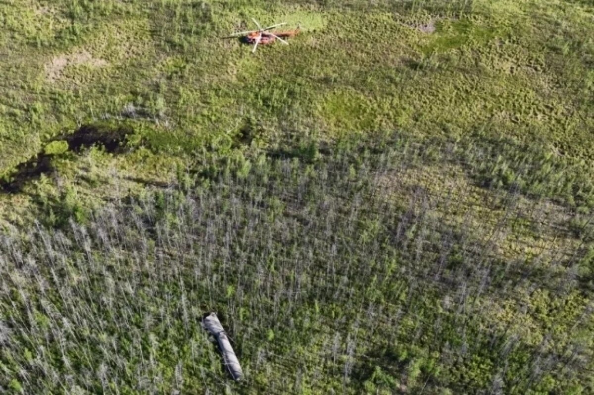    Два фрагмента ракеты «Союз-2-1б» обнаружили в Вилюйском районе Якутии