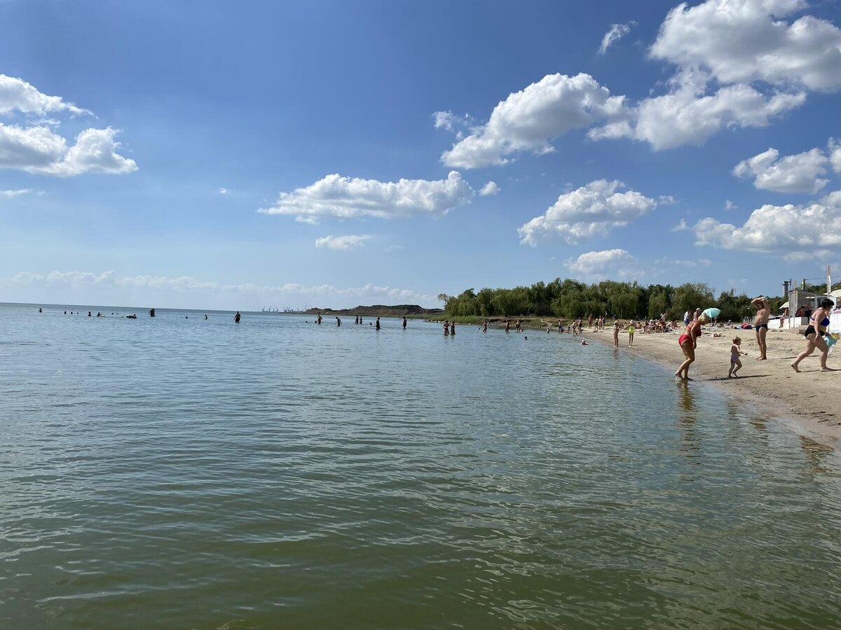 Пляж "Тополёк" в Таганроге. Фото автора