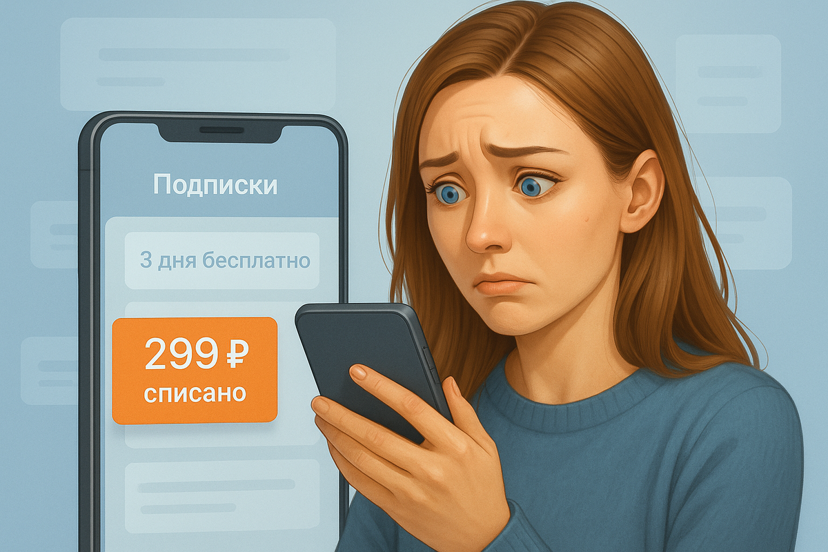 Забытая подписка на три дня за 1 рубль