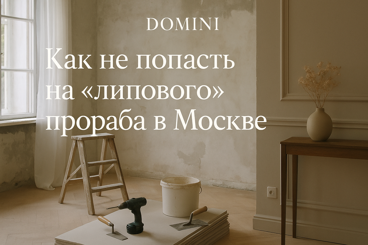    Как избежать мошенничества с прорабами в Москве?