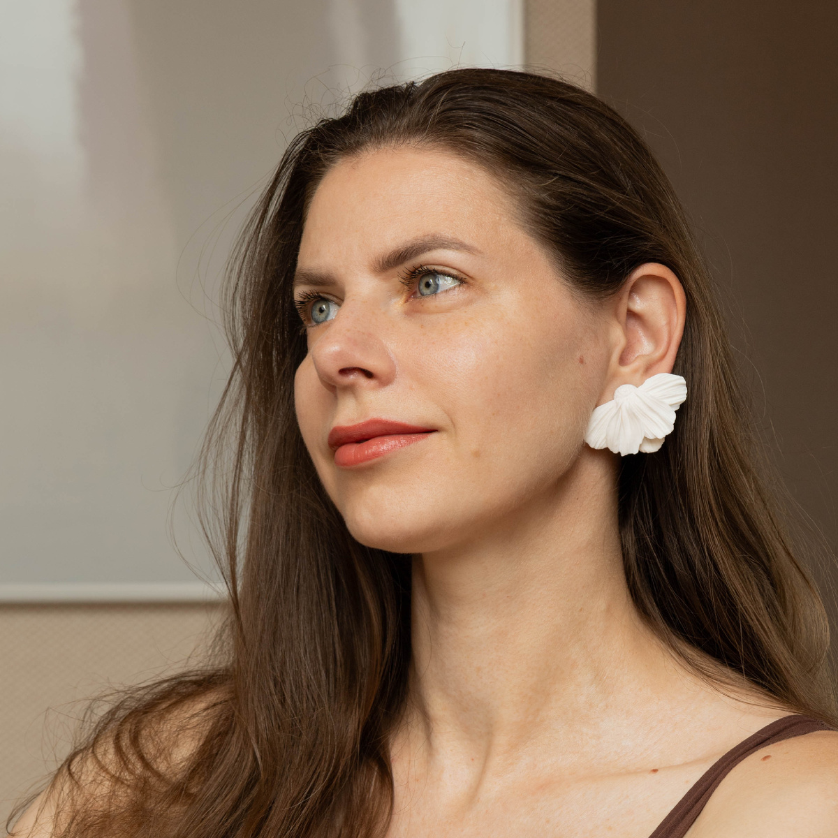 Серьги из полимерной глины. Автор: Анастасия Богданович