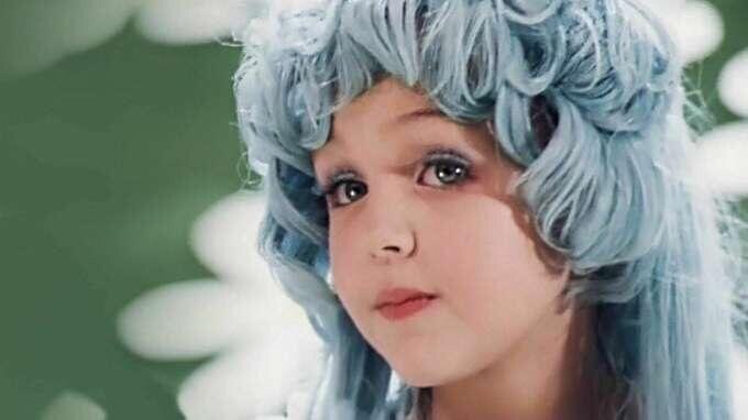 Таня Проценко в роли Мальвины.  1975г