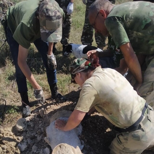    Раскопки на месте падения самолета. Фото: Из личного архивa/ Андрей Могила