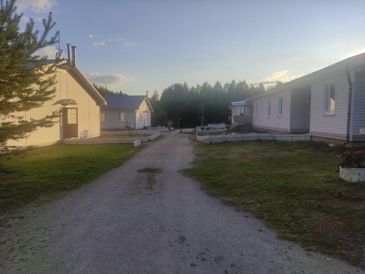 Единственная турбаза в Гимолах. 