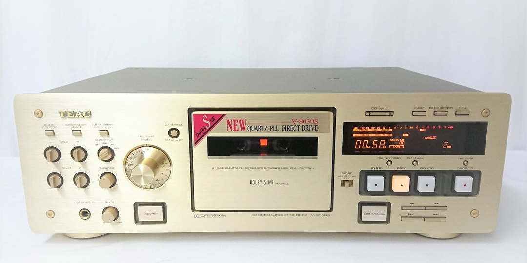 TEAC V-8030S — последняя одно кассетная дека?