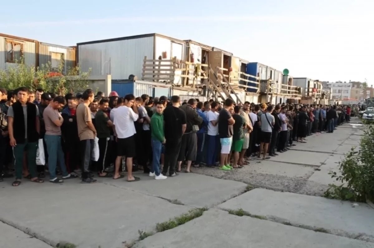    Полиция поймала свыше полусотни мигрантов-нелегалов на стройке в Пулково