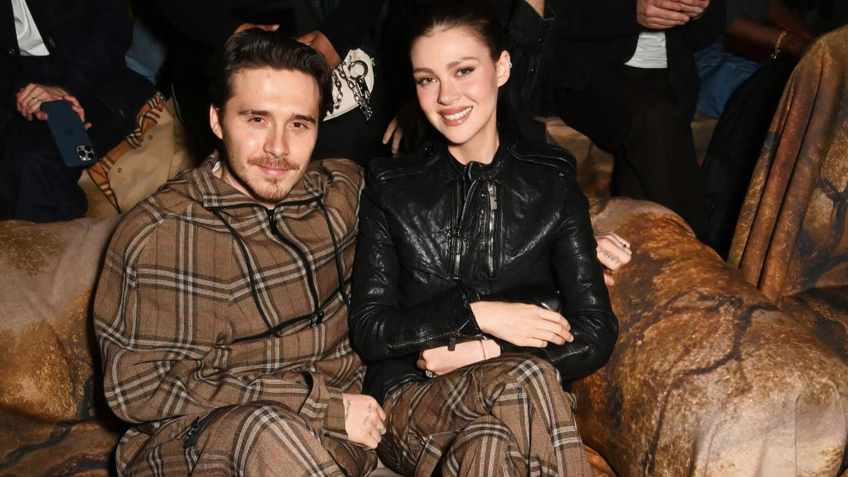    Никола Пельтц и Бруклин Бекхэм. Фото: Getty images