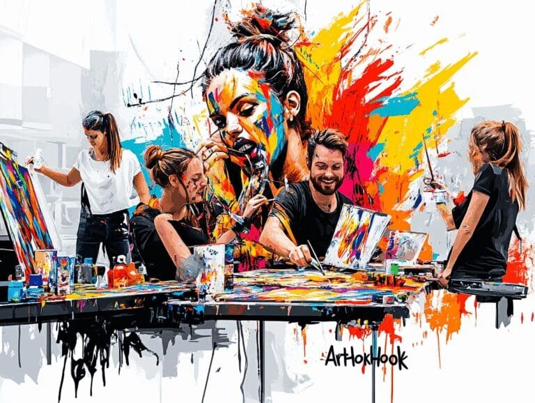    Пригласите художника на тимбилдинг: как арт-творчество объединяет команду и вдохновляет на успех Art-Hook.Ru