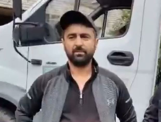 Приезжий, оскорбивший женщин за замечание о неправильной праковке. Фото: "Русская община Черноголовка"