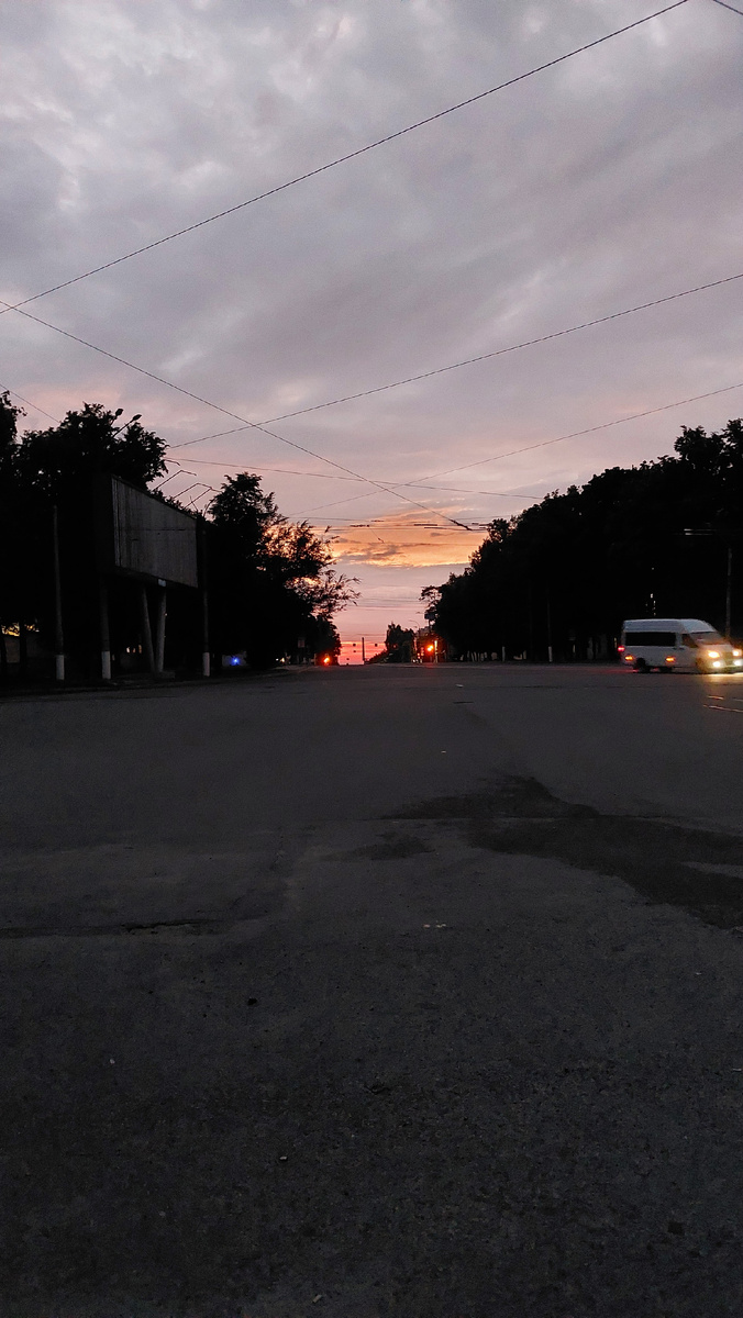 Зато рассвет был нереальный