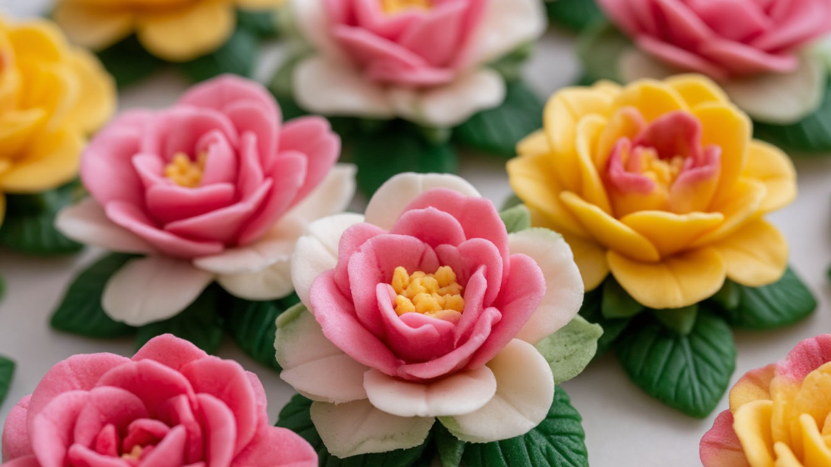 Марципановые цветы: пошаговый мастер-класс для идеального украшения тортов! 🌸🍰