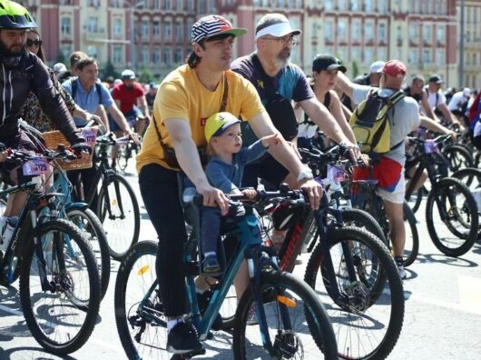    В Ростове велопарад собрал почти 6 тысяч участников //Фото: пресс-служба администрации Ростова-на-Дону