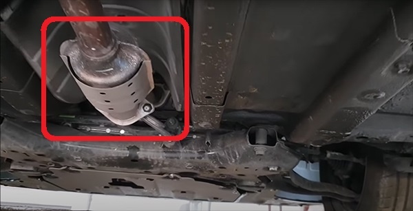 Дожигатель снизу машины