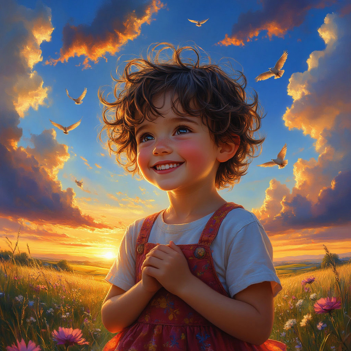 Ребенок Счастлив