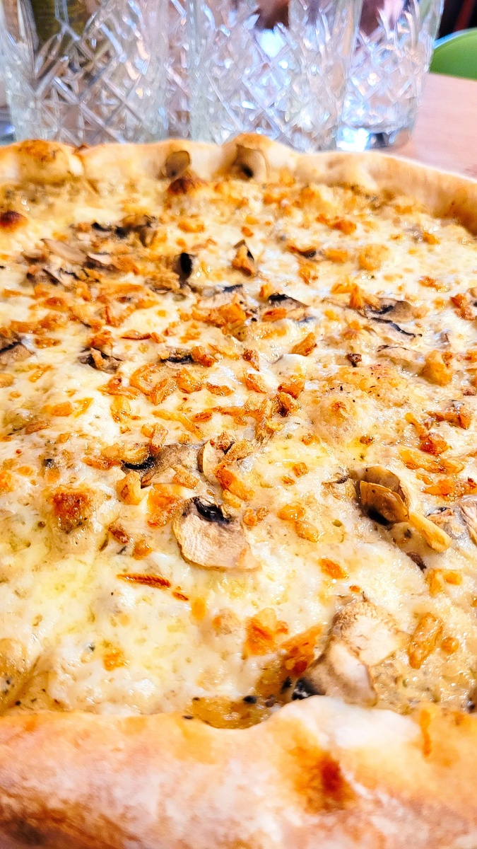 Пицца с грибами 
