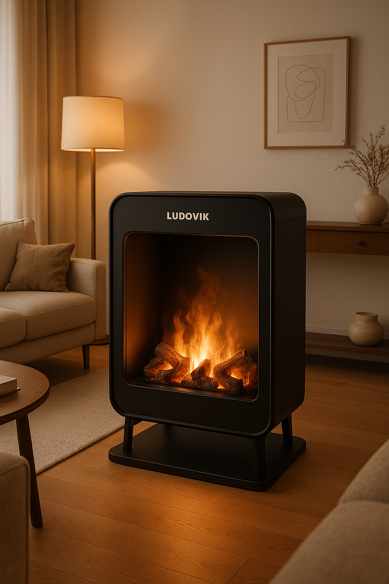    Преобразите свой интерьер: откройте тайны 3D камина Ludovik с паровым очагом Vista 33WFX для уютного и безопасного тепла в вашем доме Kamin