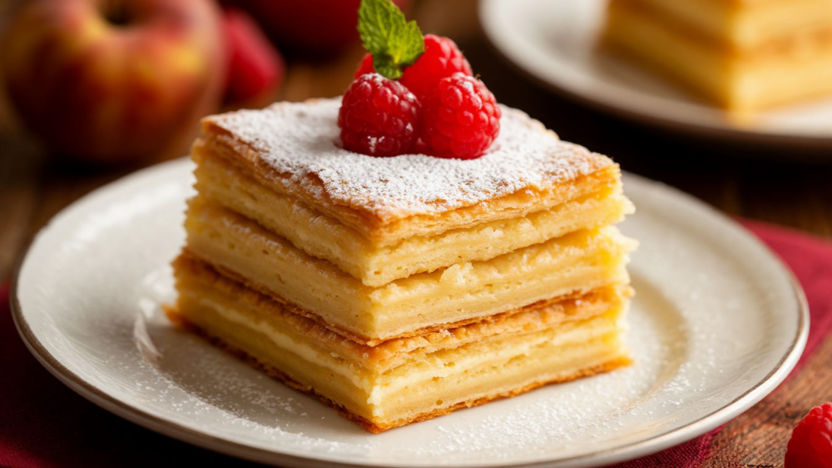 Диетический "Наполеон": хрустящий торт без муки и сахара! 🍰✨