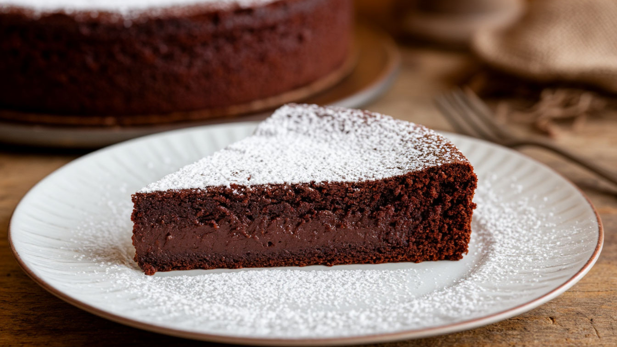 Безмучной шоколадный торт: 5 ингредиентов и божественный вкус! 🍫✨