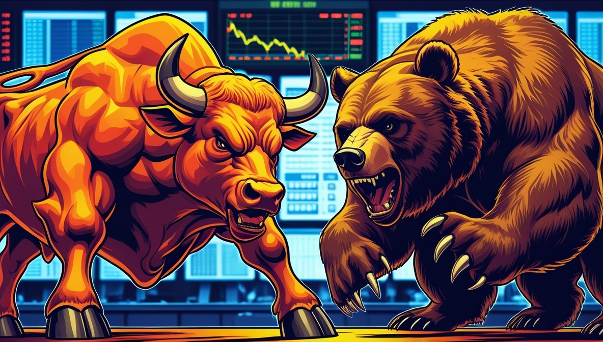 Медвежий тренд против 🐂 бычьего