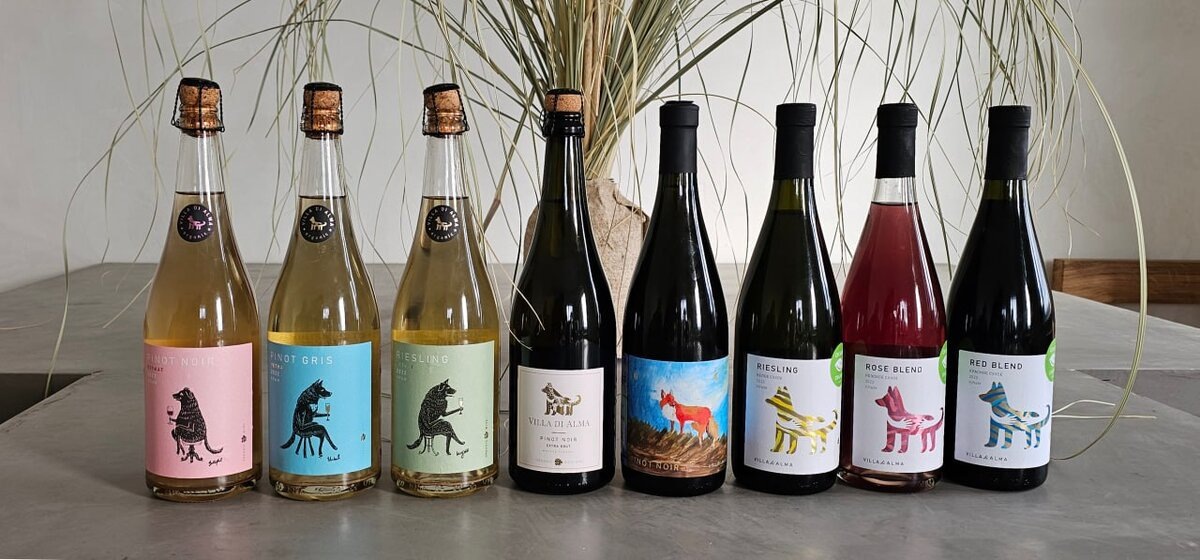 Органические вина Villa di Alma, Россия.