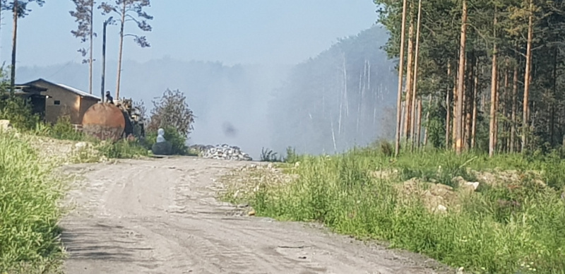    Ливень притушил свалку мусора в МедвежьегорскеИрина Меркова