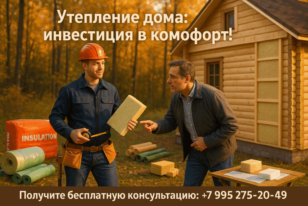    Утепление стен дома из профилированного бруса: советы эксперта genadich