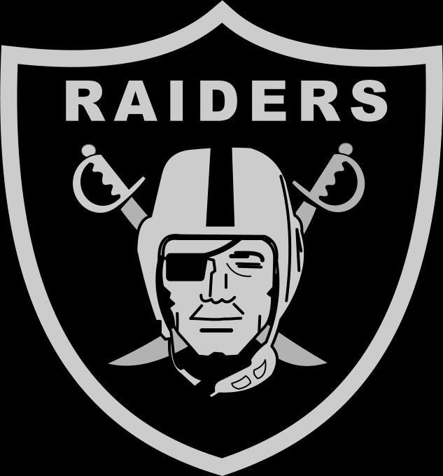 Логотип бывшей футбольной команды (NFL) "Los Angeles Raiders".