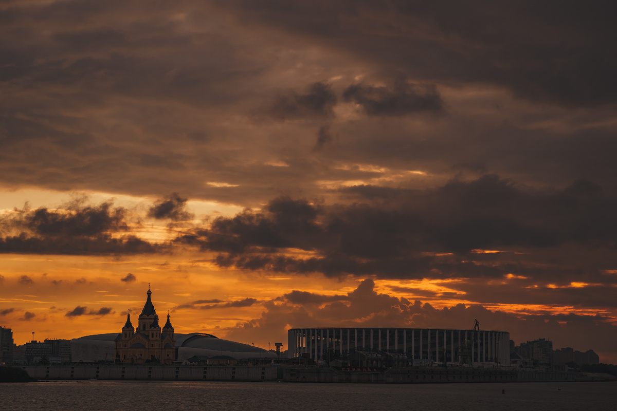 Ну вот такие закаты бывают, да.