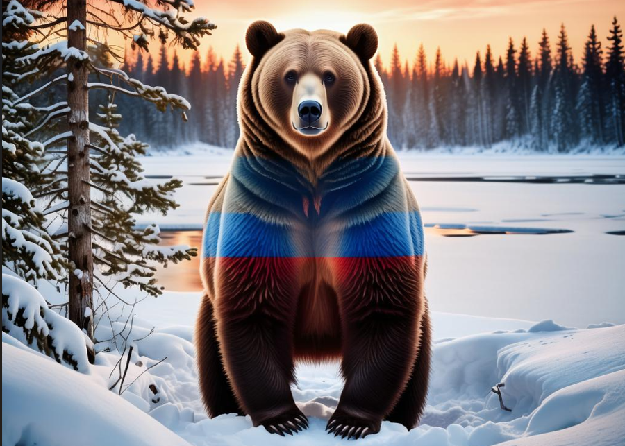 Так ИИ видит русского медведя на границе с Финляндией 