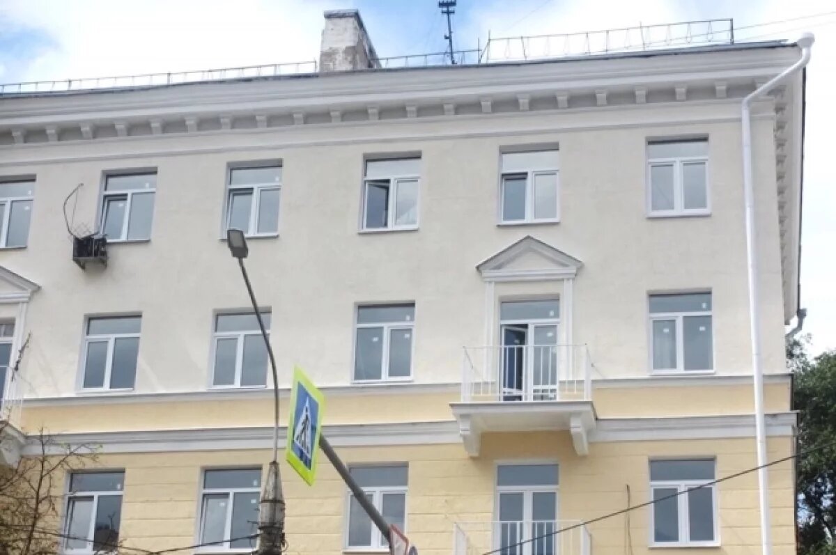    В Воронеже восстановили пострадавший после падения БПЛА дом