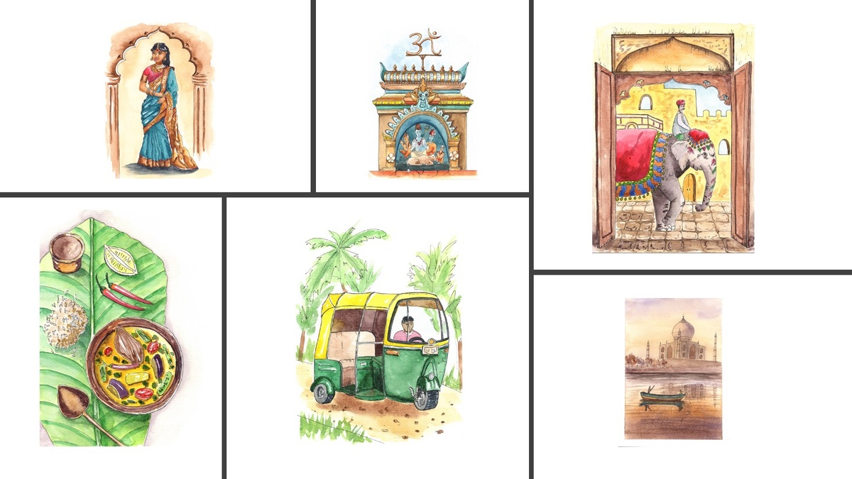 Результат курса "Путешествие по Индии"