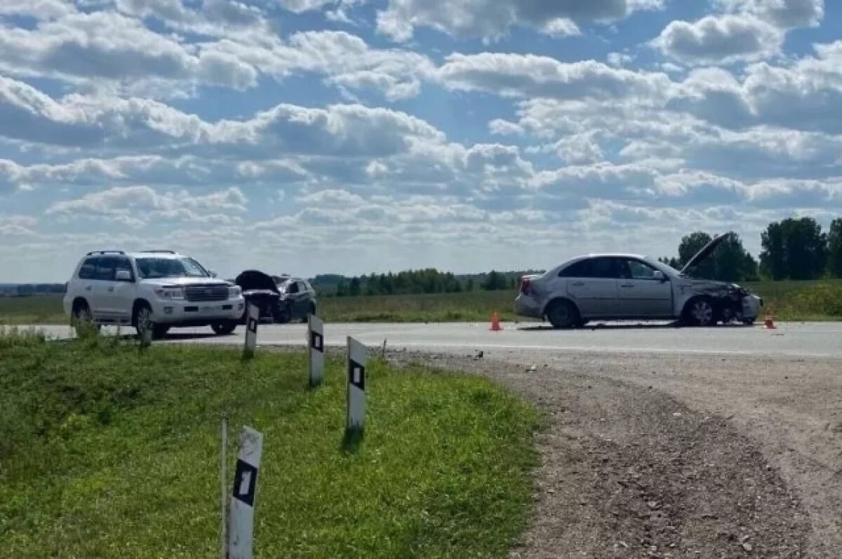    Младенец и три взрослых пострадали в ДТП на трассе в Красноярском крае