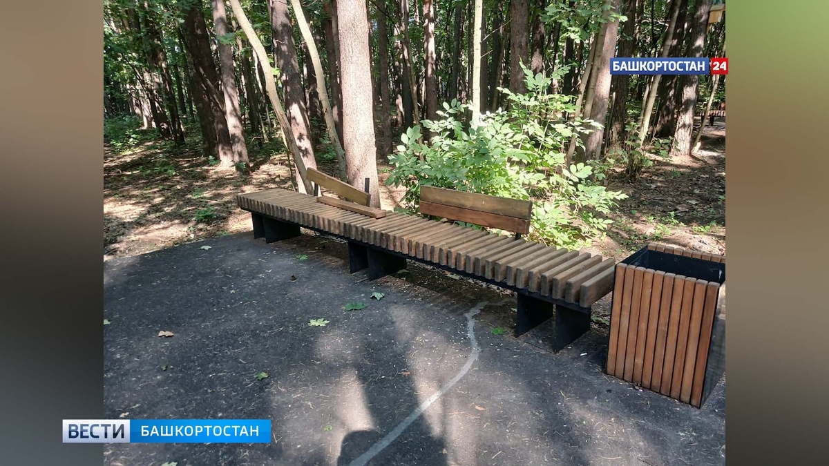    На «Висячем камне» в Уфе вандалы сломали скамью