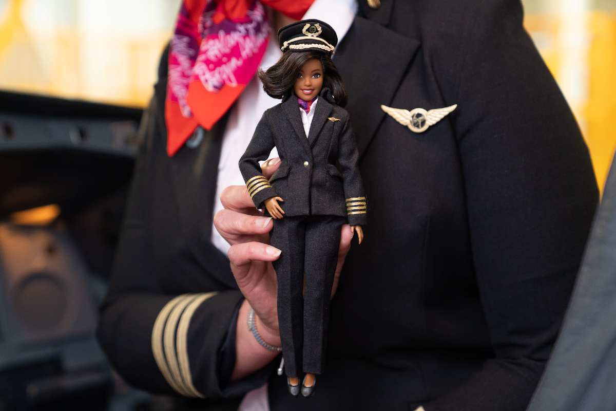 Virgin Atlantic x Barbie Pilot Doll, Mattel 