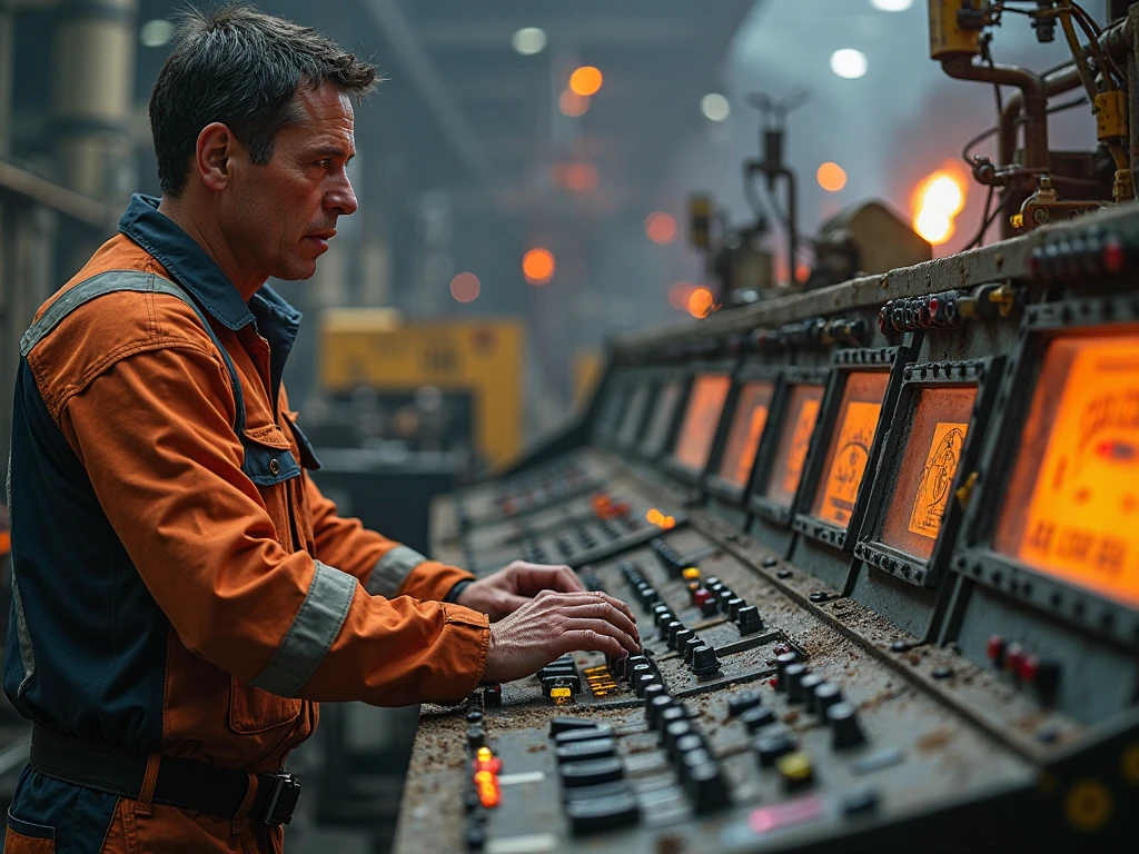 Оператор поста управления стана горячей прокатки