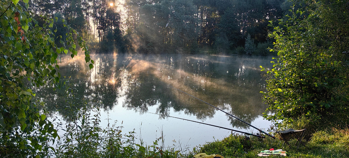 5:30 утра. пруд Стрелка г. Раменское