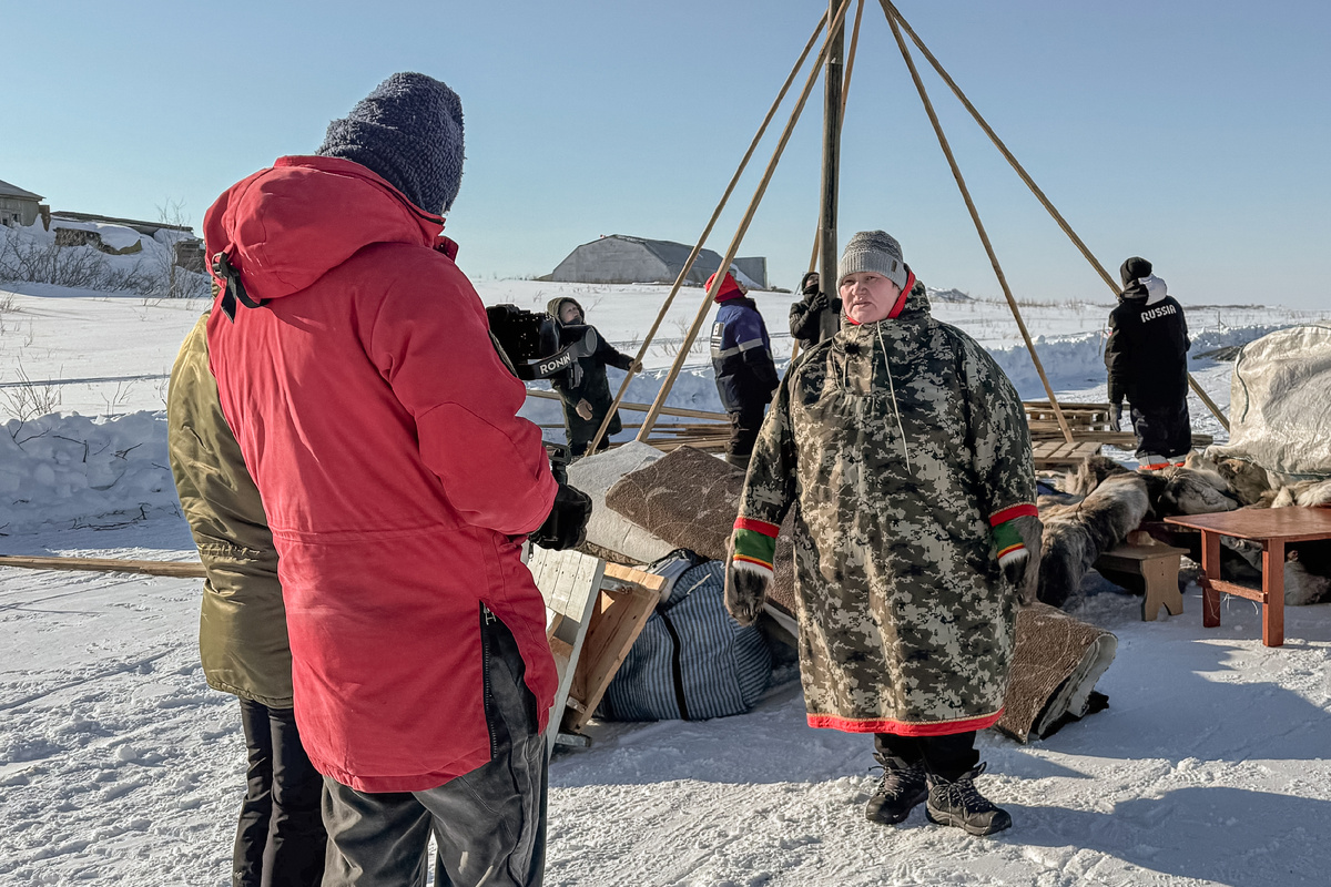 Запись интервью с Евгенией Вэнго