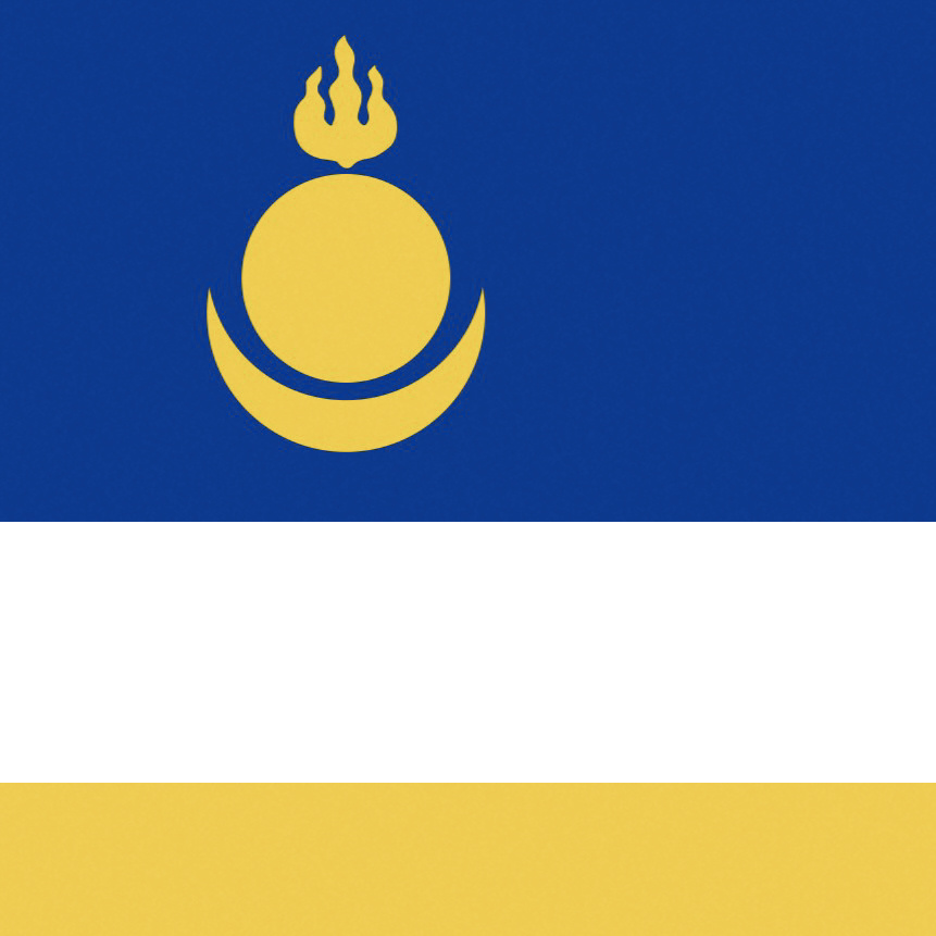 Флаг Бурятии