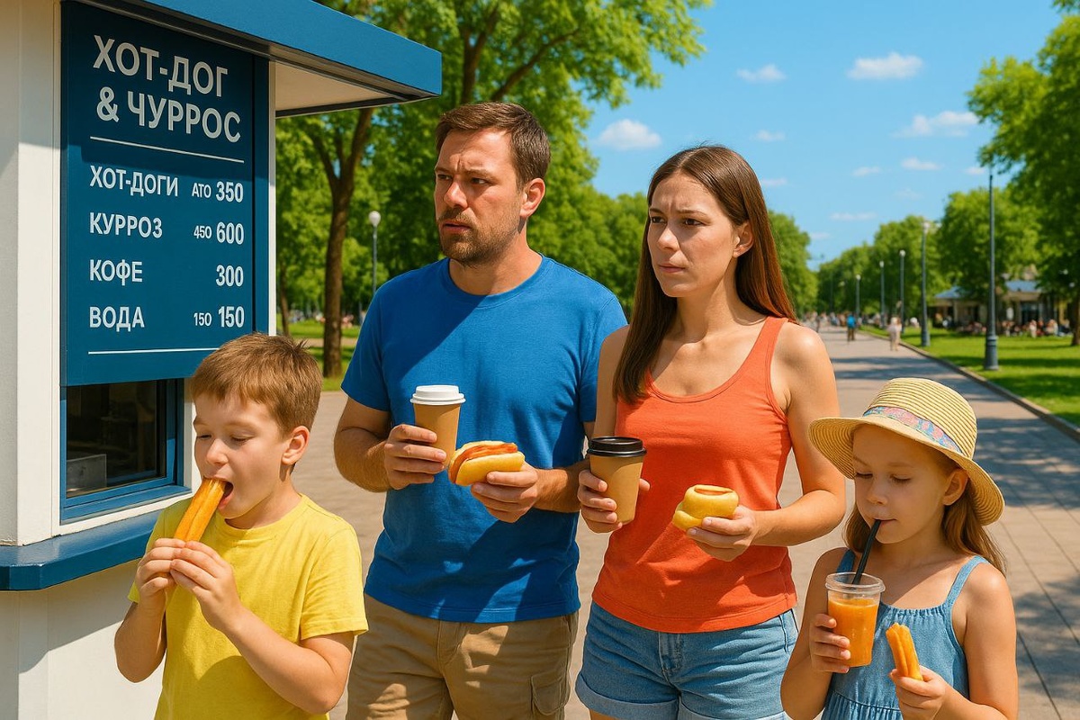 Цены в парках Москвы 2025 г.