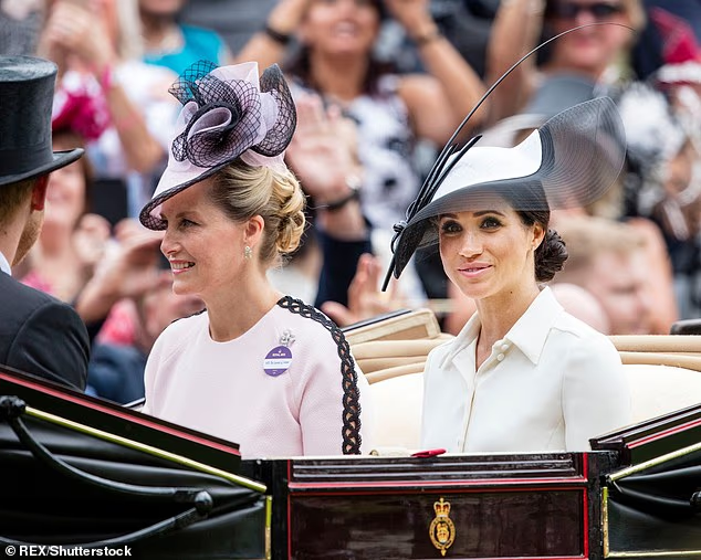 Софи - еще графиня Уэссекс, Royal Ascot'18 г. Источник фото: dailymail.co.uk