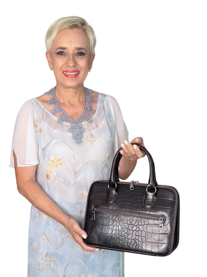 Кожаная сумка "Нея-21". Ателье Ирины Берзиной.