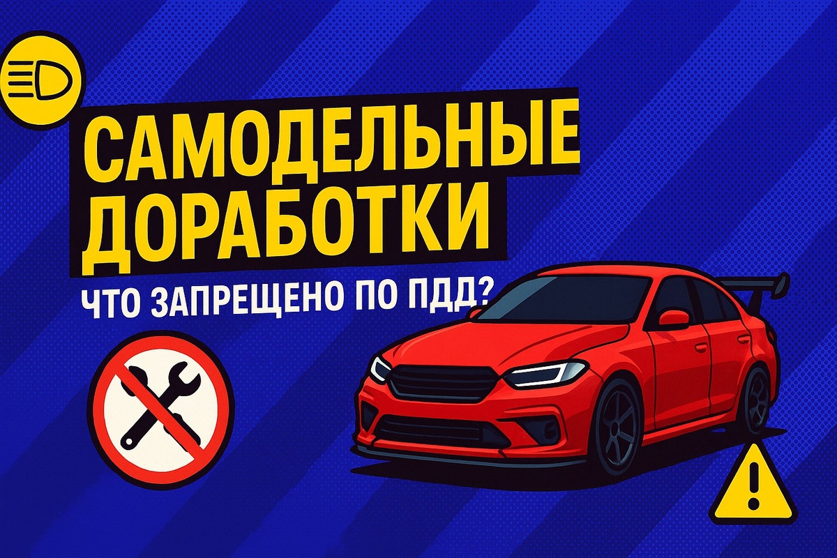 Узнайте, какие самодельные доработки автомобиля запрещены по ПДД в 2025 году. Штрафы, требования безопасности и легальные альтернативы.