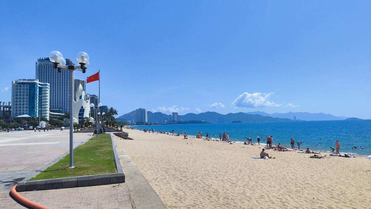 Центральный пляж Нячанга. 